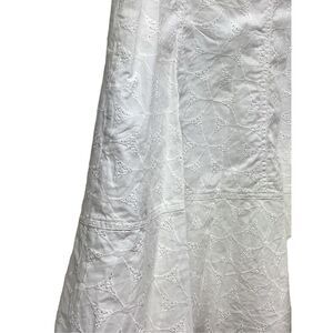 Women’s Versailles White Eyelet Skirt size 12